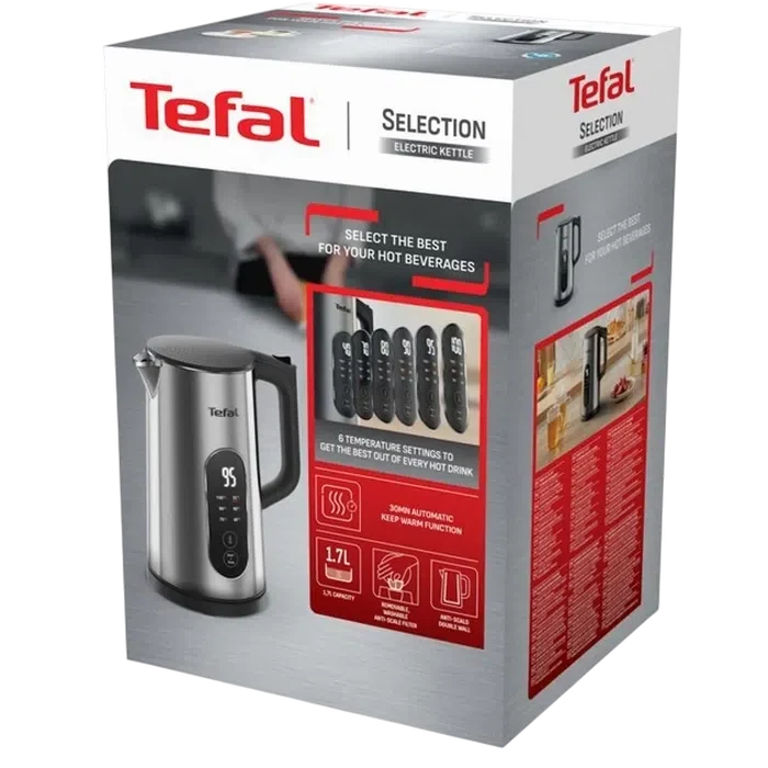 Fierbător electric Tefal KI871DE0, Argintiu 4