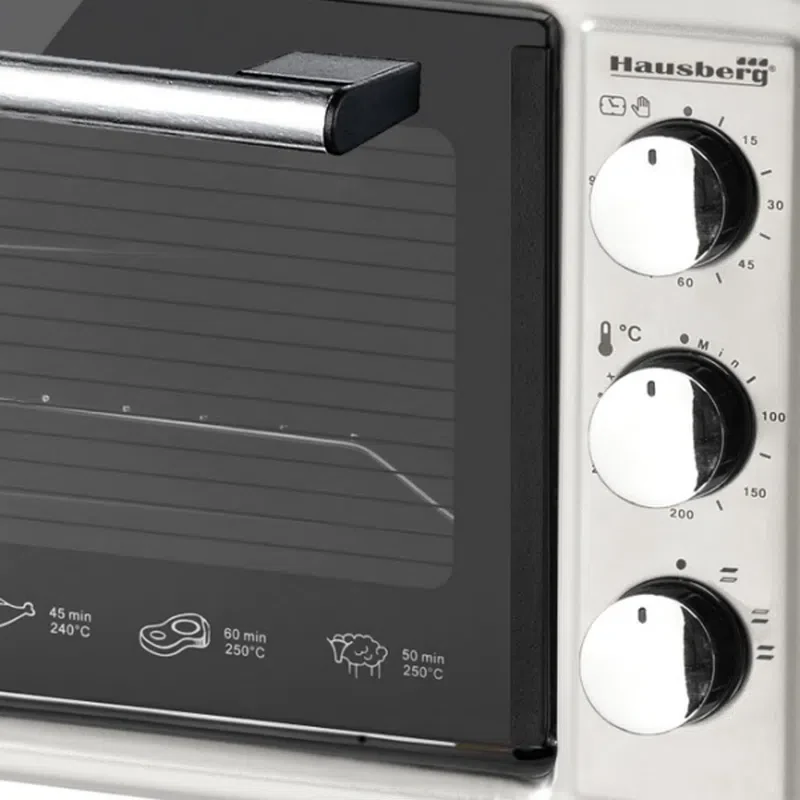 Электропечь Hausberg HB8000P, Черный 2