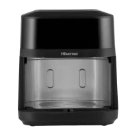 Аэрогриль Hisense HAF1800DCD, Черный 3