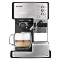 Кофеварка рожковая Breville VCF045X-DIM Prima Latte Silver, Серебристый
