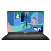 Laptop MSI Modern 15, Ryzen 5, 16GB/512GB, 60 Hz, Negru