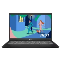 Laptop MSI Modern 14, Core i7, 16GB/512GB, 60 Hz, Negru