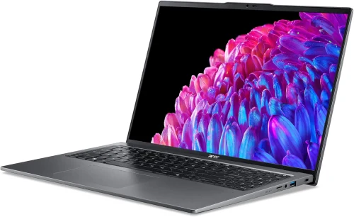 Ноутбук Acer Swift Go 16, Core Ultra 5, 16ГБ/512ГБ, 60 Гц, Серый