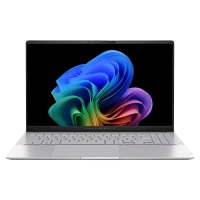 Laptop 15.6" Asis VivoBook S15, Snapdragon X Plus, 16GB/512GB, 120 Hz, Argintiu