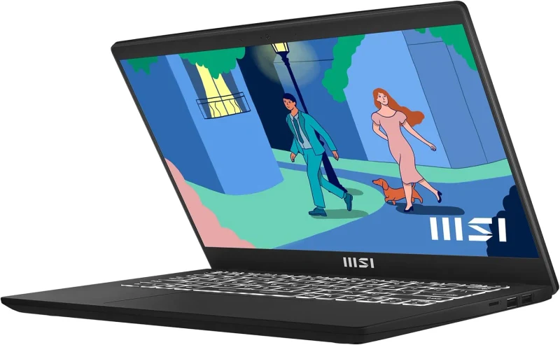 Laptop MSI Modern 14, Ryzen 7, 16GB/512GB, 60 Hz, Negru 4