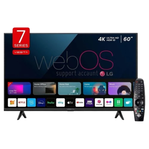 50" Телевизор Vesta WU5075AAD (MR20GA), Черный