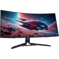 Игровой монитор 34" Lenovo Legion R34w-30, Чёрный 3