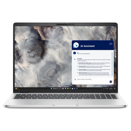 Ноутбук Dell Pro 16 Plus PB16250, Core Ultra 7, 32ГБ/512ГБ, 60 Гц, Серебристый