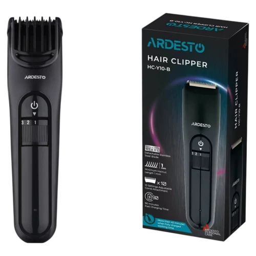 Машинка для стрижки Ardesto HC-Y10-B, Чёрный