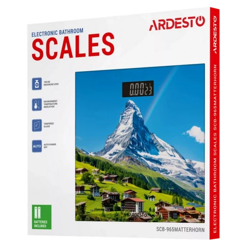 Cântar de podea Ardesto SCB-965MATTERHORN, Multicolor