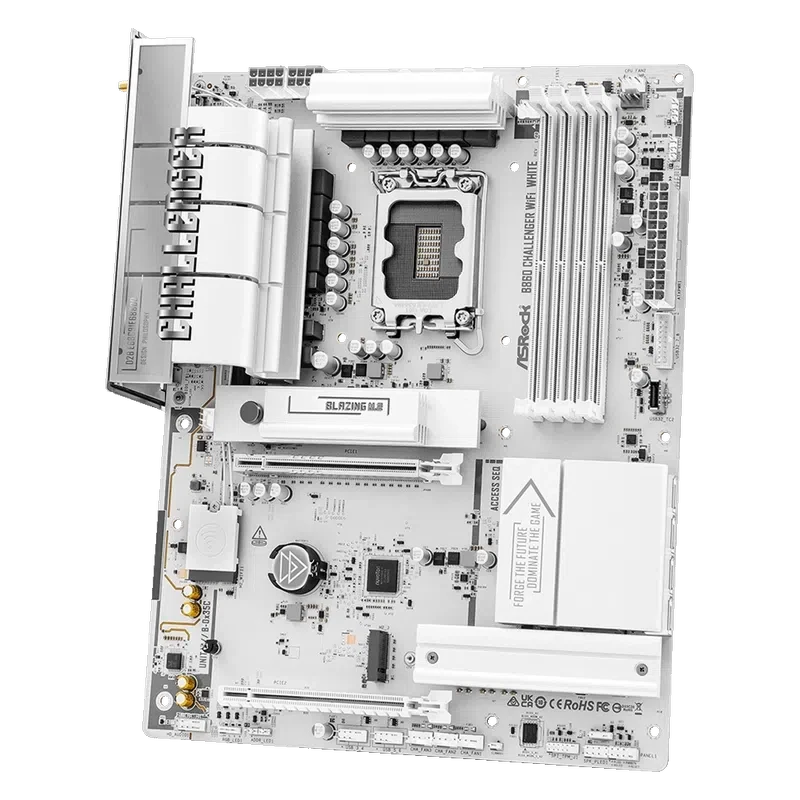 Материнская плата ASRock B860 Challenger WiFi, White 4