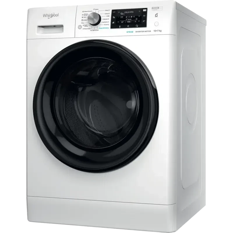 Стирально-сушильная машина Whirlpool FFWDD 1076258 BV EU, Белый 2