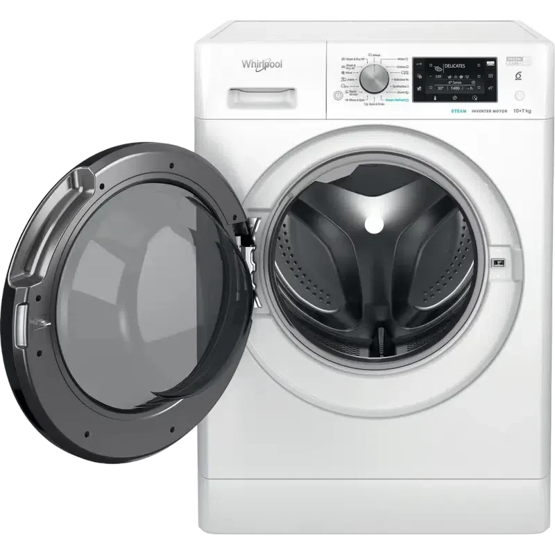Стирально-сушильная машина Whirlpool FFWDD 1076258 BV EU, Белый 3