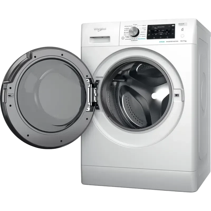 Стирально-сушильная машина Whirlpool FFWDD 1076258 BV EU, Белый 4