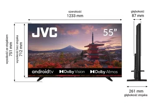Телевизор JVC LT55VA3300, Black 8