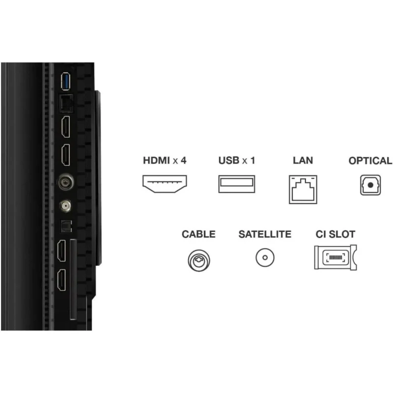 Телевизор 55" TCL 55P89K, Black 9