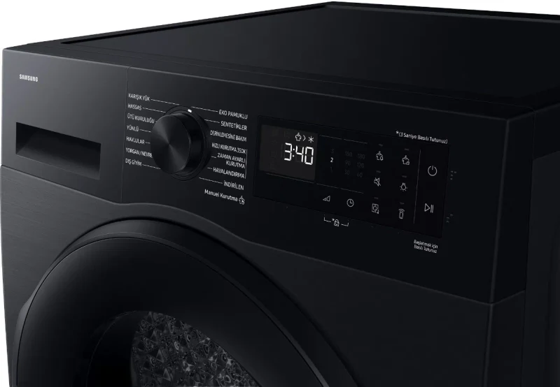 Uscător de rufe Samsung DV90DG52A0ABLE, Negru 3