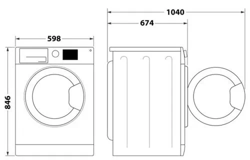 Сушильная машина Whirlpool WPC9WBSEE, White 7