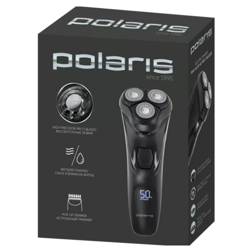 Электробритва Polaris PMR 0415R, Черный