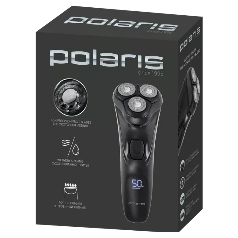 Aparat de ras electric Polaris PMR 0415R, Negru 5