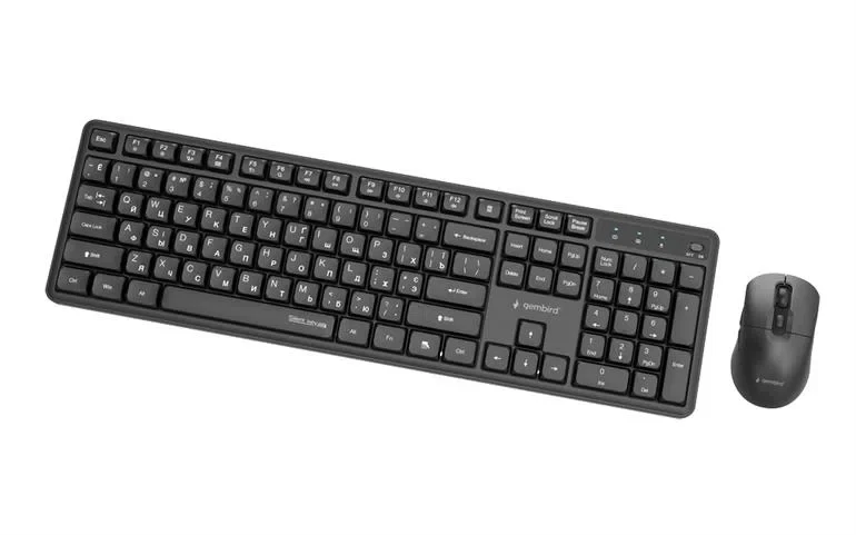 Set tastatură + Mouse Gembird KBS-WMS-01-CYRL, Negru 3
