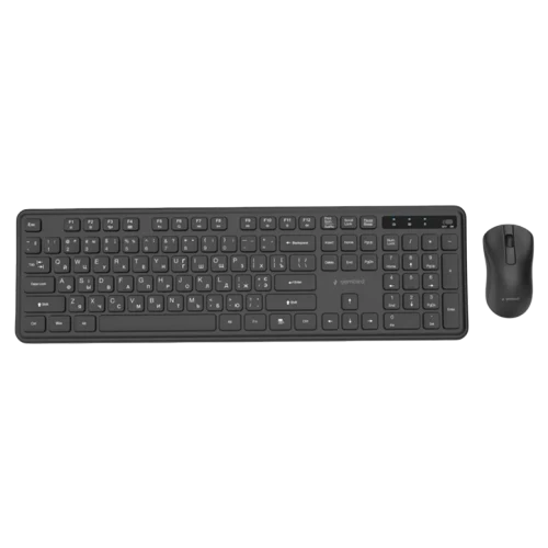 Клавиатура и мышь Gembird KBS-WPS-01-CYRL, Черный