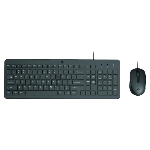 Клавиатура и мышь HP 150, Черный
