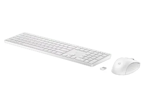 Клавиатура и мышь HP 650, White 2