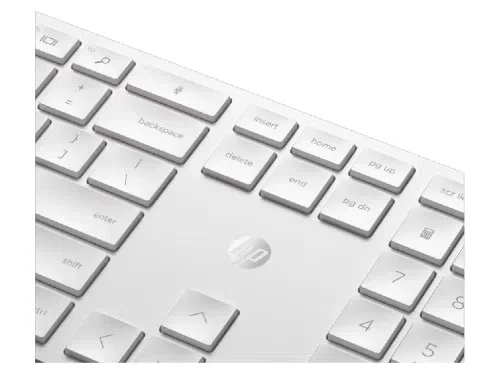 Клавиатура и мышь HP 650, White 3