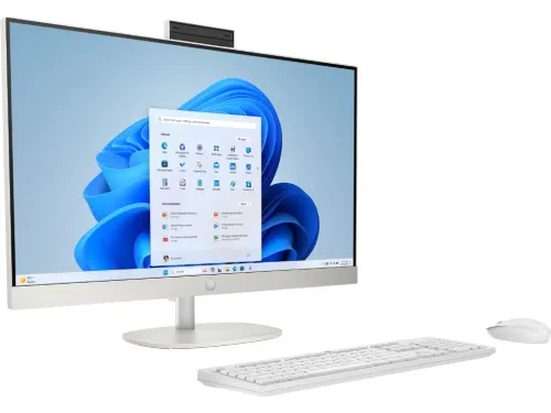 Computer All-in-One HP 27-cr2058ci, Core Ultra 5 225U, 16GB/1TB, 27" FHD, White