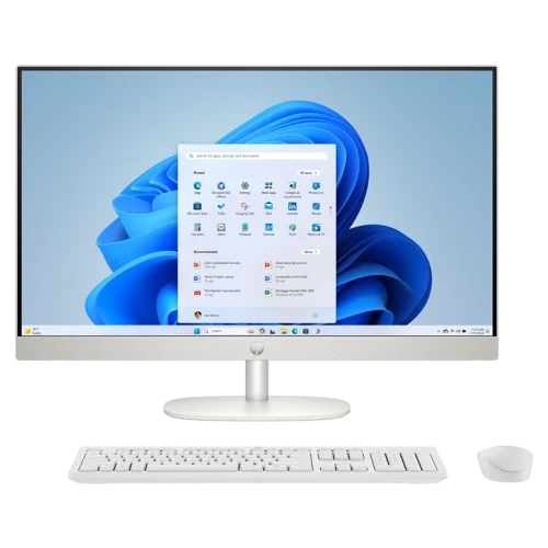 Computer All-in-One HP 27-cr2058ci, Core Ultra 5 225U, 16GB/1TB, 27" FHD, White
