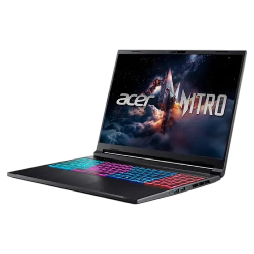 Laptop Acer Nitro V 16S AI ANV16S-41, Ryzen 7, RTX 5050, 16 GB/512 GB, 180 Hz, Negru