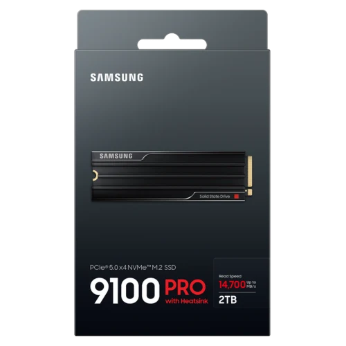 Unitate SSD Samsung 9100 PRO with Heatsink, Negru