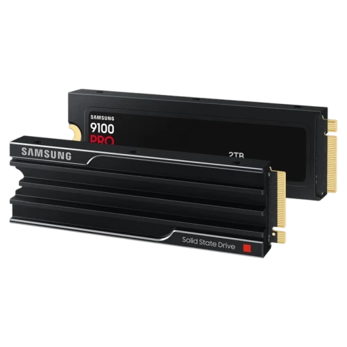 Unitate SSD Samsung 9100 PRO with Heatsink, Negru