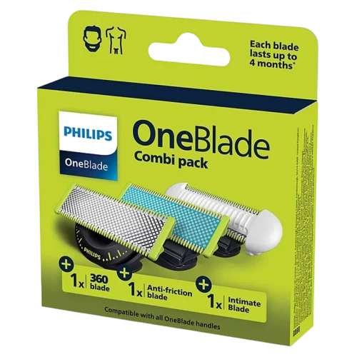 Сменное лезвие для бритвы Philips OneBlade QP936/50, Черный