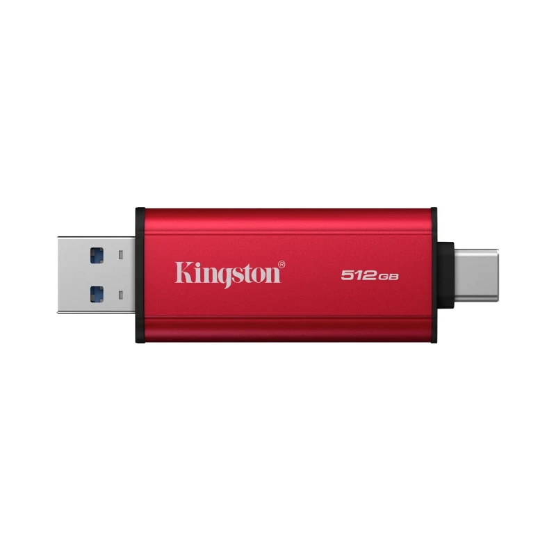 Внешний портативный SSD накопитель Kingston SPSD, 512ГБ, Красный 3