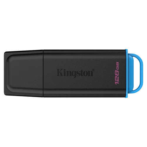 Флеш-накопитель Kingston DataTraveler Exodia G2, 128Гб, Черный/Синий
