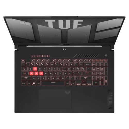 Laptop ASUS TUF Gaming A17 FA707NUQ, Ryzen 7 170, RTX 4050, 16 GB/1 TB, 144 Hz, Mecha Grey