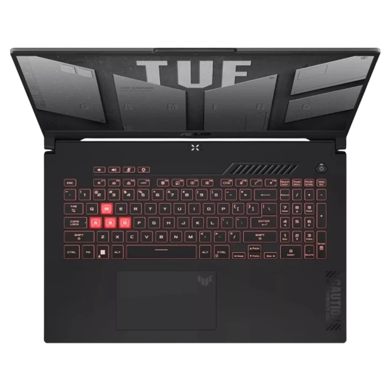 Ноутбук ASUS TUF Gaming A17 FA707NUQ, Ryzen 7 170, RTX 4050, 16 ГБ/1 ТБ, 144 Гц, Mecha Grey 2