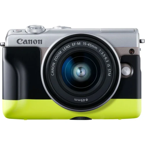 Plastic Face Jacket Canon EH31-FJ BORDER YL for EOS M100
