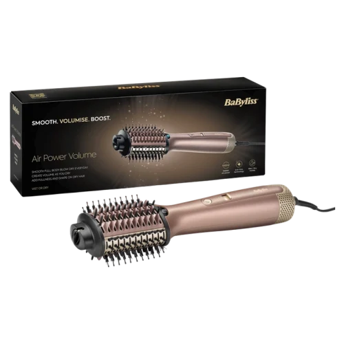 Perie cu aer cald BaByliss AS95E, Bronz
