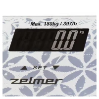 Cântar de podea Zelmer ZBS1012, Alb 5