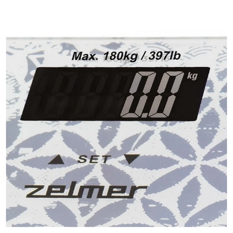 Cântar de podea Zelmer ZBS1012, Alb 5