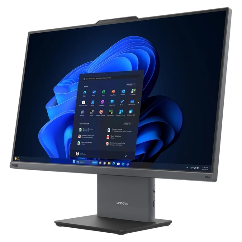 Моноблок Lenovo ThinkCentre neo 55a Gen 6, AMD Ryzen 5 220, AMD Radeon 740M, 16ГБ/512ГБ, Серый 2