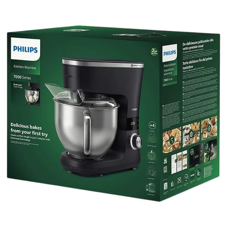 Robot de bucătărie Philips HR7962/01, Negru 10