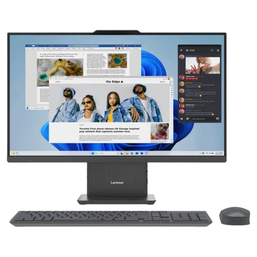 Computer All-in-One Lenovo IdeaCentre AIO 27ARR9, Ryzen 5, 8GB/512GB, Gri
