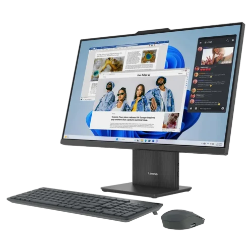 Computer All-in-One Lenovo IdeaCentre AIO 27ARR9, Ryzen 5, 8GB/512GB, Gri