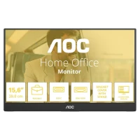 Монитор 15.6" AOC 16T20E2, Чёрный