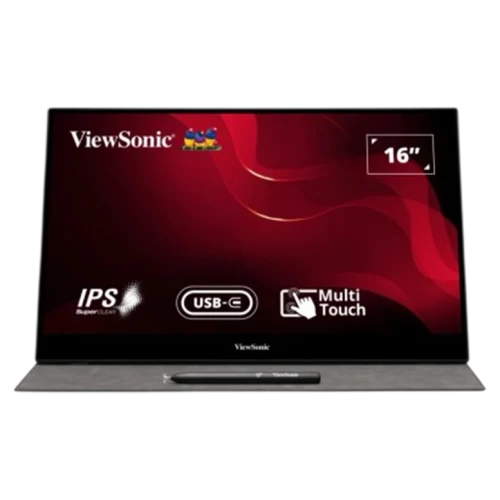 Монитор портативный 15.6 дюйма ViewSonic TD1655, Чёрный