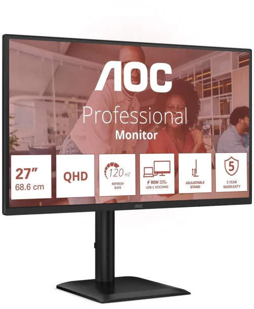 Монитор 27" AOC Q27E4CV, Чёрный
